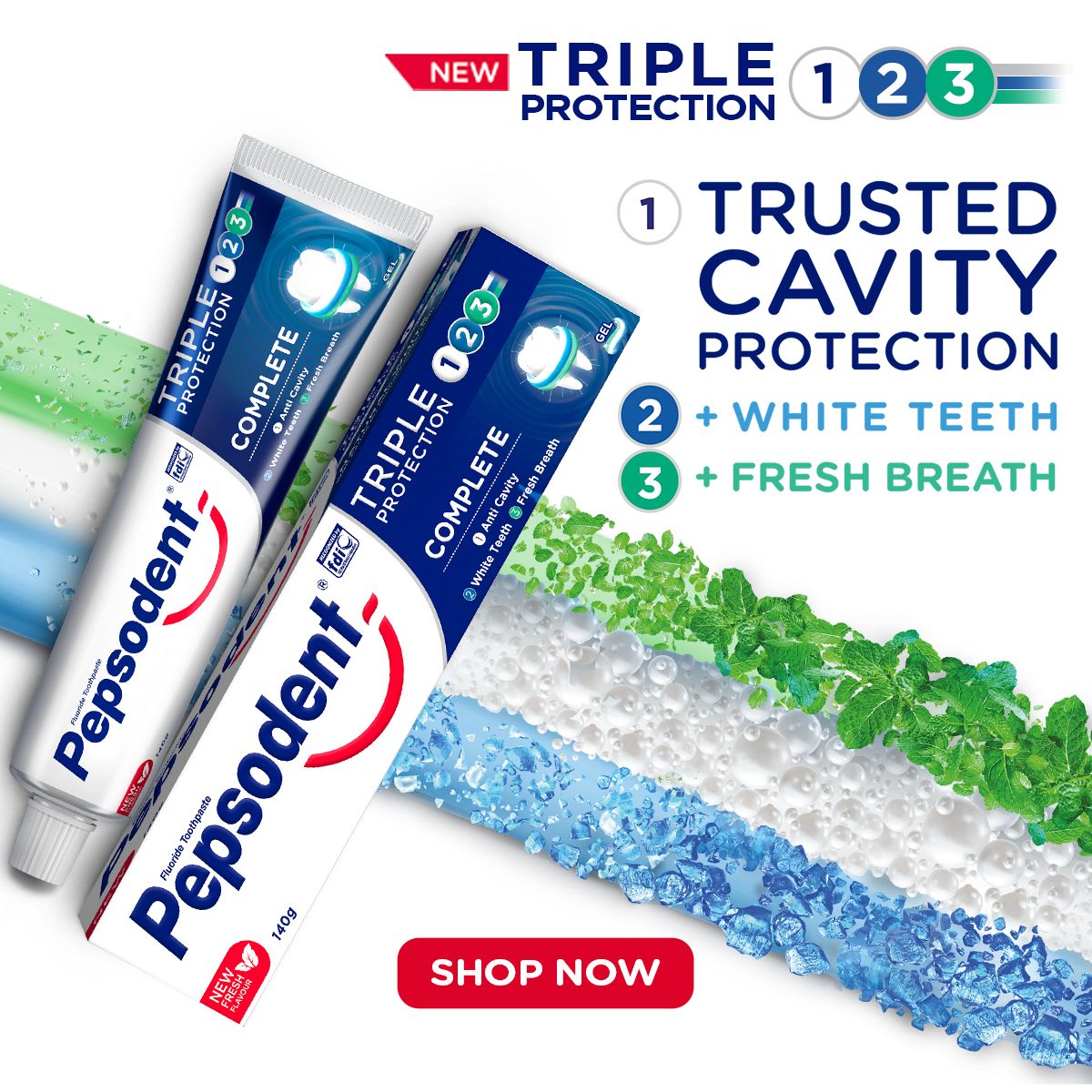 PEPSODENT TRIPLE