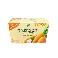 Extract Whitening Herbal Soap ( Carrot & Shea Butter) 125g